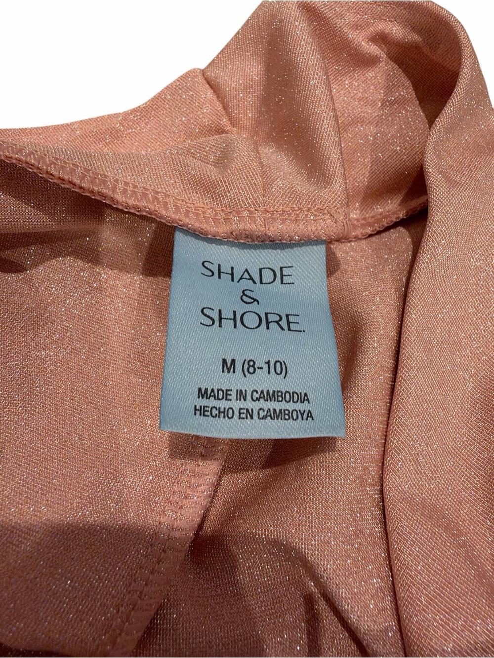 Shade & Shore Pink Sparkle Twist Skirt Cover Up - Picture 10 of 13